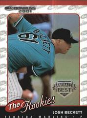 Josh Beckett [Baseball's Best Silver] #R98 Baseball Cards 2001 Donruss Rookies Prices
