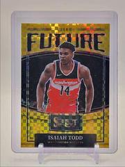 Isaiah Todd [Gold Prizm] Basketball Cards 2021 Panini Select Future Prices