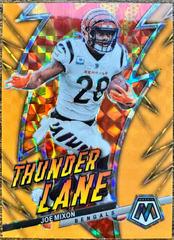Joe Mixon [Orange Fluorescent] Football Cards 2023 Panini Mosaic Thunder Lane Prices