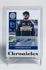 Spencer Boyd [Autograph] #16 Racing Cards 2022 Panini Chronicles Nascar Prices