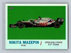 Nikita Mazepin #T61-NM Racing Cards 2021 Topps Chrome Formula 1 1961 Sports Cars Prices