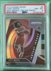 Coby White [Silver Prizm] Basketball Cards 2019 Panini Prizm Instant Impact Prices