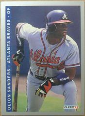 Deion Sanders #13 Baseball Cards 1993 Fleer Prices
