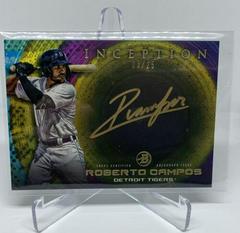 Roberto Campos [Gold Rainbow] #ISS-RC Baseball Cards 2022 Bowman Inception Silver Signings Autographs Prices