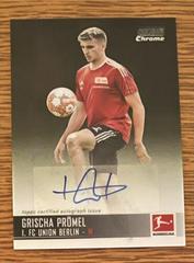 Grischa Promel [Black Refractor] Soccer Cards 2021 Stadium Club Chrome Bundesliga Autographs Prices