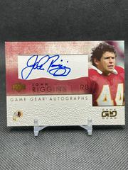 John Riggins Football Cards 2001 Upper Deck Game Gear Autographs Prices