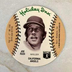 Joe Rudi Baseball Cards 1977 Holiday Inn Discs Prices