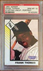 Frank Thomas [Portrait] Baseball Cards 1993 Kenner Starting Lineup Prices