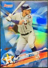 Carlos Correa [Blue Refractor] #48 Baseball Cards 2017 Bowman's Best Prices