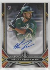 Shea Langeliers #LIA-SL Baseball Cards 2023 Topps Tribute League Inauguration Autographs Prices
