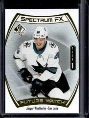 Jasper Weatherby #S-52 Hockey Cards 2021 SP Authentic Spectrum FX Prices