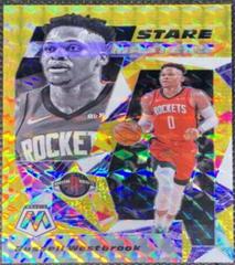 Russell Westbrook [Gold Mosaic] #1 Basketball Cards 2019 Panini Mosaic Stare Masters Prices