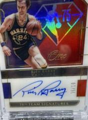 Rick Barry [Gold] #75-RBY Basketball Cards 2021 Panini One and One 75th Team Signatures Prices