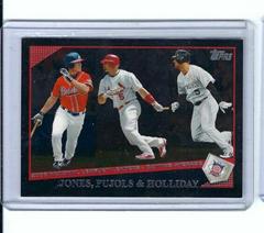 A. Pujols, C. Jones, M. Holliday Baseball Cards 2009 Topps Prices
