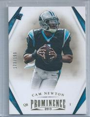 Cam Newton #14 Football Cards 2013 Panini Prominence Prices