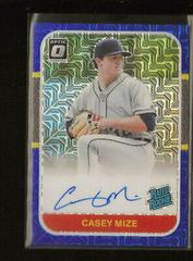 Casey Mize [Blue Mojo] Baseball Cards 2021 Panini Donruss Optic Retro 1987 Rated Rookie Signatures Prices