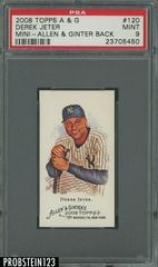 Derek Jeter [Mini] Baseball Cards 2008 Topps Allen & Ginter Prices