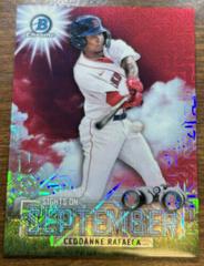 Ceddanne Rafaela [Red] #SOS-4 Baseball Cards 2023 Bowman Sights on September Prices