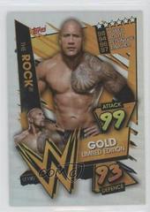 The Rock Wrestling Cards 2021 Topps Slam Attax WWE Limited Edition Gold Prices