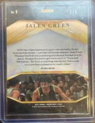 Jalen Green [Green Shimmer] #9 Basketball Cards 2021 Panini Prizm Draft Picks Brilliance Prices