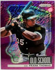 Frank Thomas [Purple Shimmer] #OS-3 Baseball Cards 2022 Panini Prizm Old School Prices