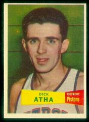 Dick Atha Basketball Cards 1957 Topps Prices