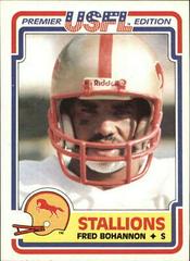 Fred Bohannon #11 Football Cards 1984 Topps USFL Prices