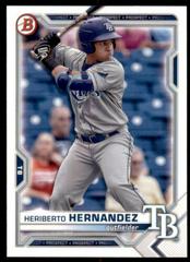 Heriberto Hernandez #BD-100 Baseball Cards 2021 Bowman Draft Prices