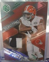 Nick Chubb [Neon] #ELE-7 Football Cards 2022 Panini Elements Electric Prices