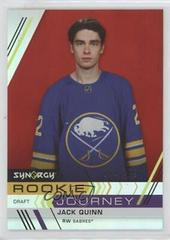 Jack Quinn [Red] Hockey Cards 2022 Upper Deck Synergy Rookie Journey Draft Prices