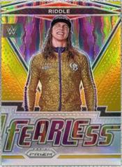 Riddle [Gold Prizm] Wrestling Cards 2022 Panini Prizm WWE Fearless Prices