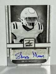 Skyy Moore Football Cards 2022 Leaf Ultimate Draft Portrait Autographs Prices
