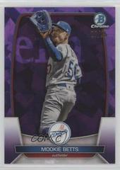 Mookie Betts [Purple] #2 Baseball Cards 2023 Bowman Chrome Sapphire Prices