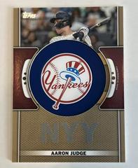 Aaron Judge [Gold] Baseball Cards 2023 Topps Team Logo Patch Prices