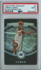 LeBron James [Silver Refractor] #9 Basketball Cards 2008 Topps Treasury Prices