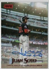 Juan Soto [Red] Baseball Cards 2019 Stadium Club Autographs Prices