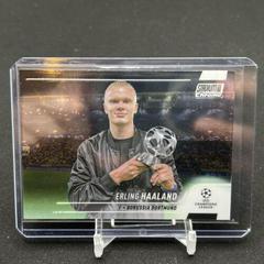 Erling Haaland #46 Soccer Cards 2021 Stadium Club Chrome UEFA Champions League Prices