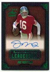 Joe Montana [Emerald Spectrum] Football Cards 2022 Leaf Ultimate Draft Leadership Autographs Prices