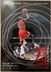 Michael Jordan [Jumbo] Basketball Cards 1996 Upper Deck 23 Nights Jordan Experience Prices