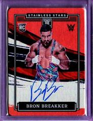 Bron Breakker [Orange] #SS-BBK Wrestling Cards 2022 Panini Impeccable WWE Stainless Stars Autographs Prices