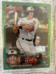 Adley Rutschman [Logofractor Green] #1 Baseball Cards 2023 Topps Chrome Prices