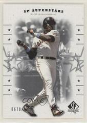 Barry Bonds [SP Limited] #157 Baseball Cards 2001 SP Authentic Prices