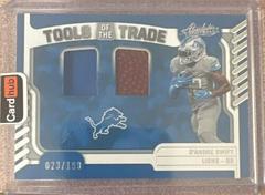 D'Andre Swift #TTD-22 Football Cards 2022 Panini Absolute Tools of the Trade Double Prices