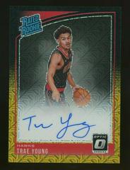 Trae Young [Autograph Gold] Basketball Cards 2018 Panini Donruss Optic Prices