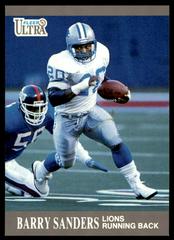 Barry Sanders Football Cards 1991 Ultra Prices