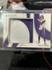 Kirk Cousins Football Cards 2023 Panini Immaculate Patch Prices