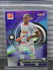 Christopher Nkunku [Purple Wave] Soccer Cards 2022 Topps Finest Bundesliga Autographs Prices
