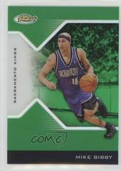 Mike Bibby [Green Xfractor] Basketball Cards 2004 Finest Prices