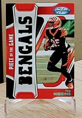Tee Higgins [Teal] Football Cards 2021 Panini Certified Piece of the Game Prices