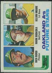 A's Future Stars [Bordi, Budaska, Moore] #531 Baseball Cards 1982 Topps Prices